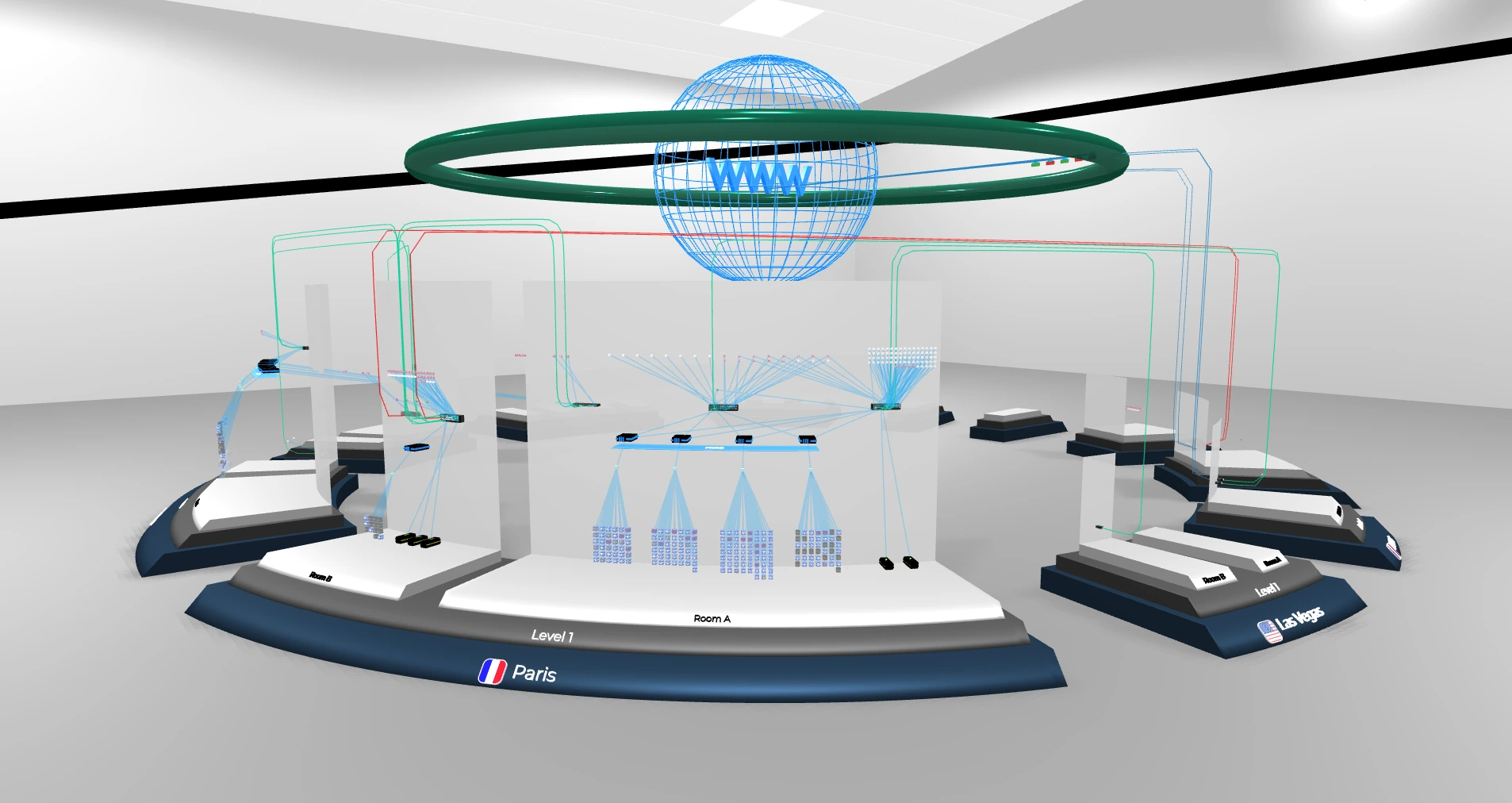 Exemple de spatialisation d'un SI e 3D