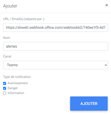 Finalizing Shwett notifications in Microsoft Teams